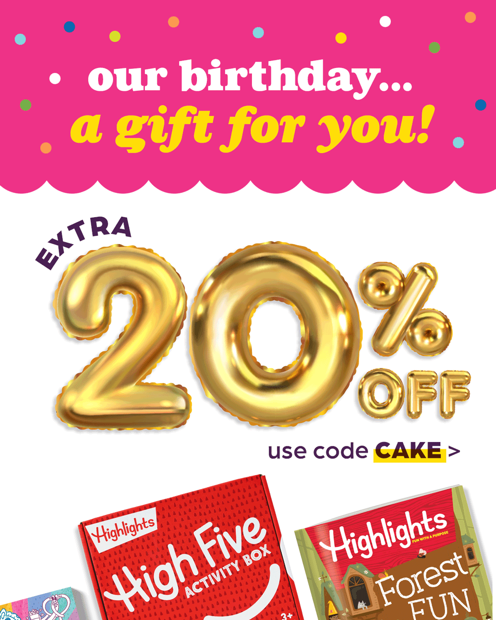 Our Birthday —&nbsp;A Gift for You!