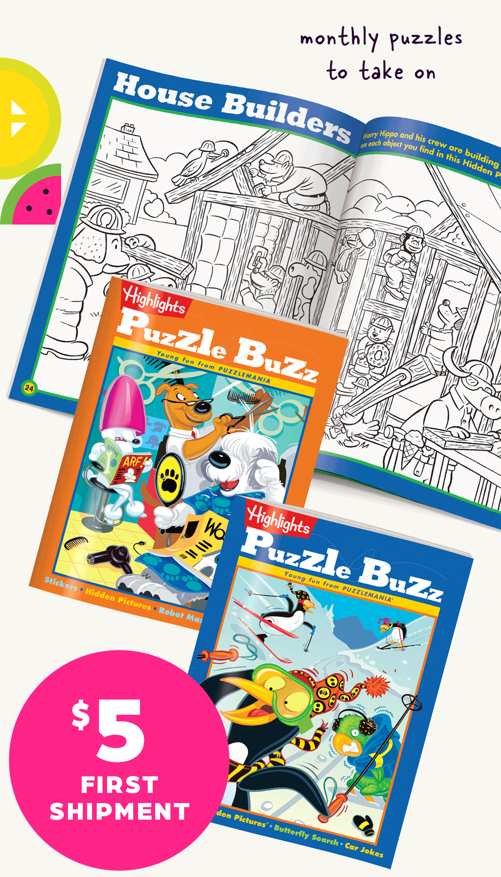 Kids Activity Subscriptions: $5 First Shipment.
