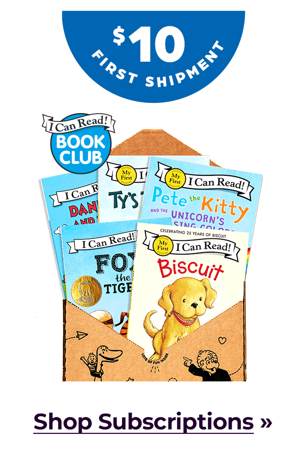 Shop I CAN READ Subscriptions, $10 for Your First Shipment.