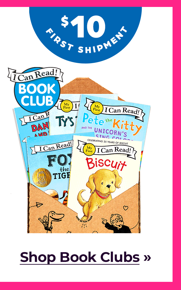 Shop I CAN READ Book Clubs, $10 for your First Shipment.