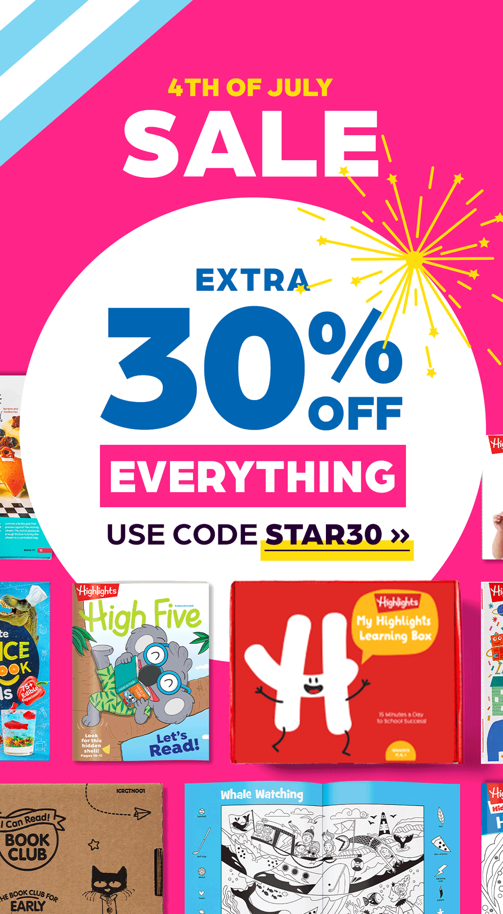 4th of July Sale: Extra 30% Off EVERYTHING With Code STAR 30.