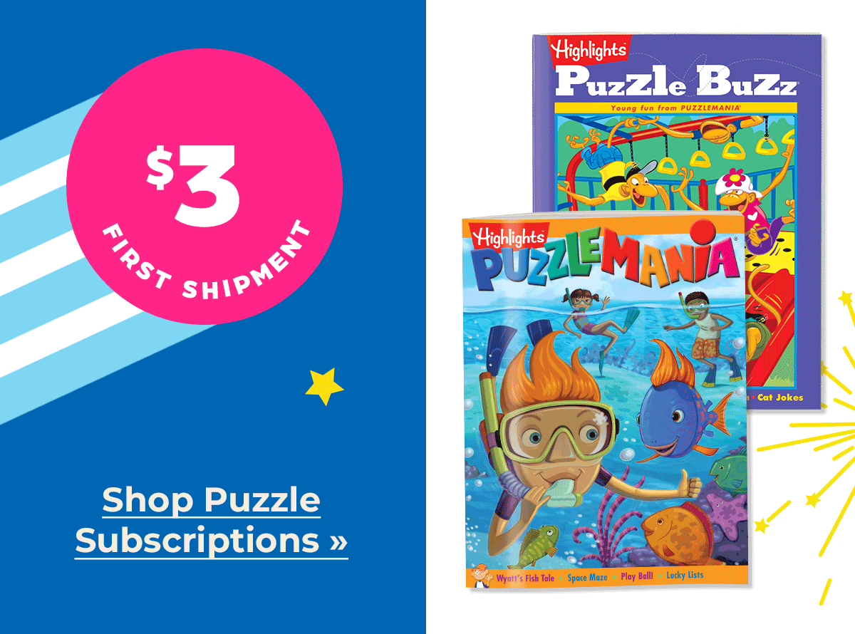 Shop Puzzle Subscriptions: $3 for Your First Shipment.