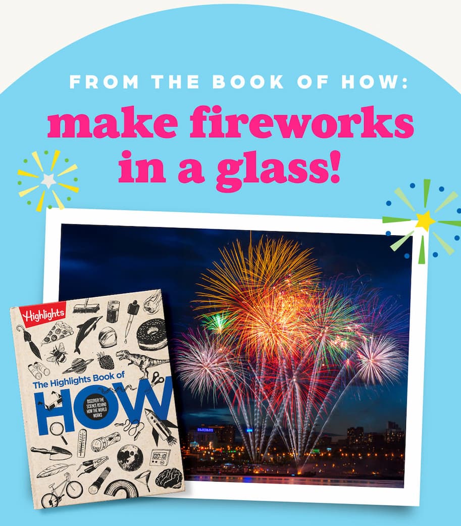 “Book of How” Excerpt: How to Make Fireworks in a Glass.