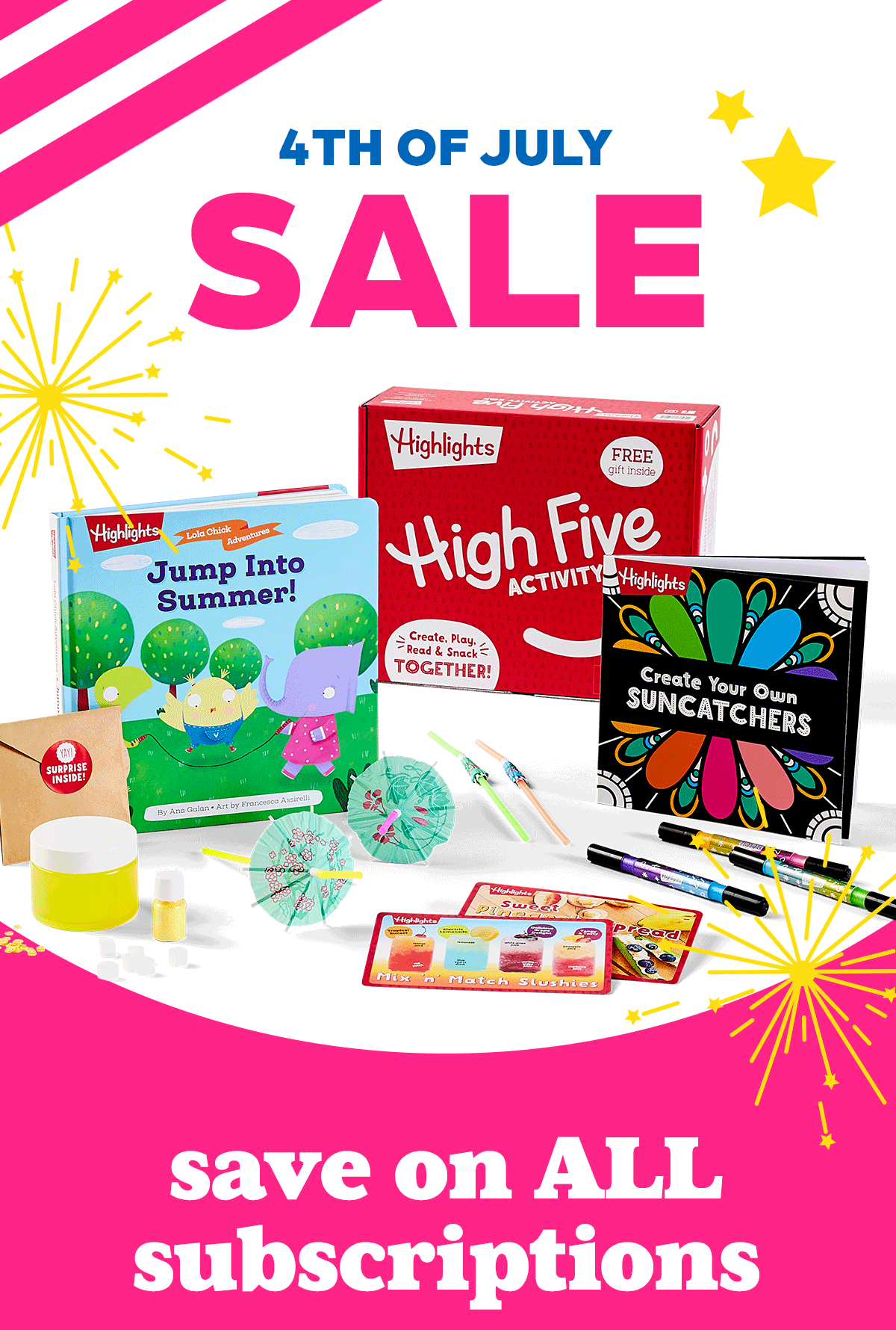 4th of July Sale: Save on All Subscriptions!