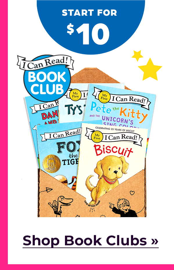 Shop I CAN READ Book Clubs, Start for $10.