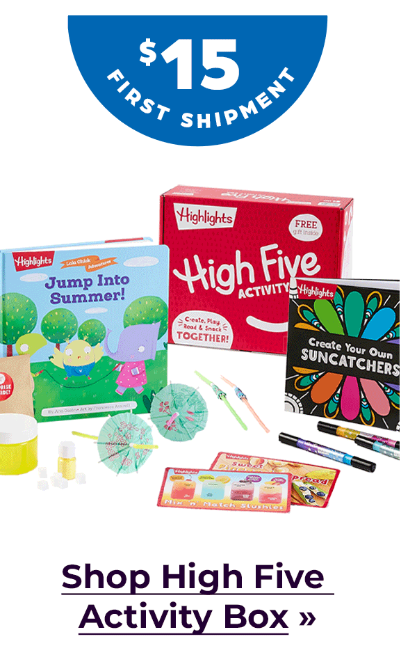 Shop High Five Activity Box, $15 for Your First Shipment.