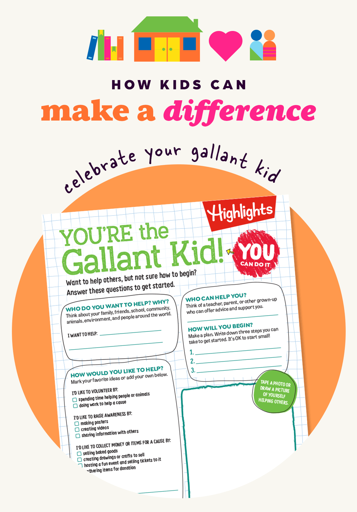 Gallant Kids: Printable Guide For Kids to Make a Difference.
