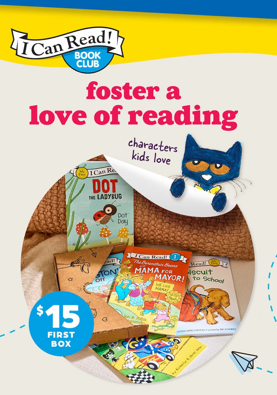 I CAN READ! Book Club: Foster a Love of Reading. $15 for your First Box!