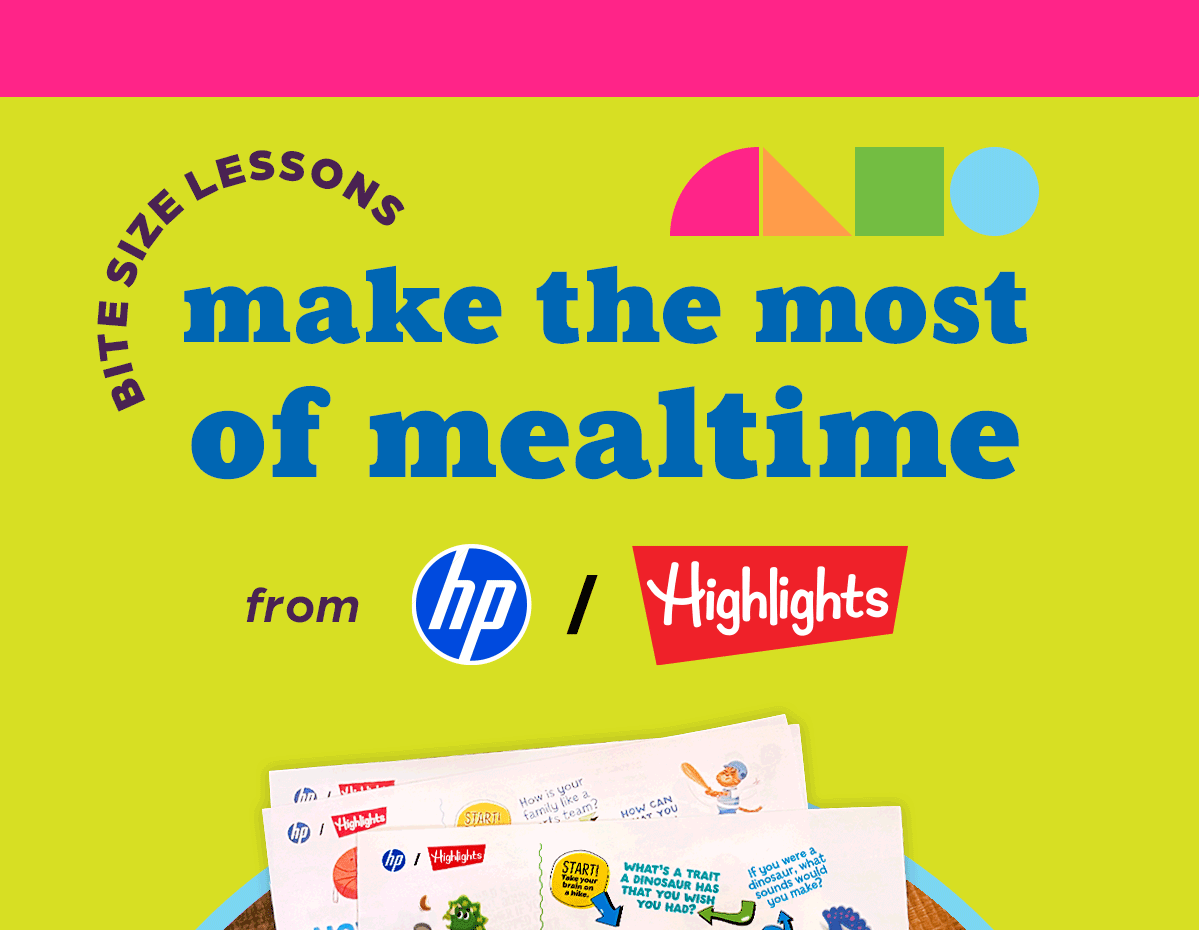 Bite-Size Lessons Make the Most of Mealtime.