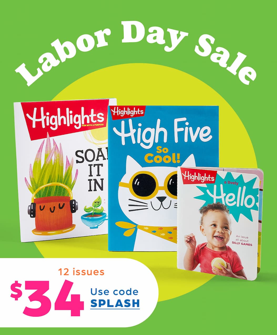 Labor Day Sale: Magazines, 12 Issues for $34 With Code SPLASH!