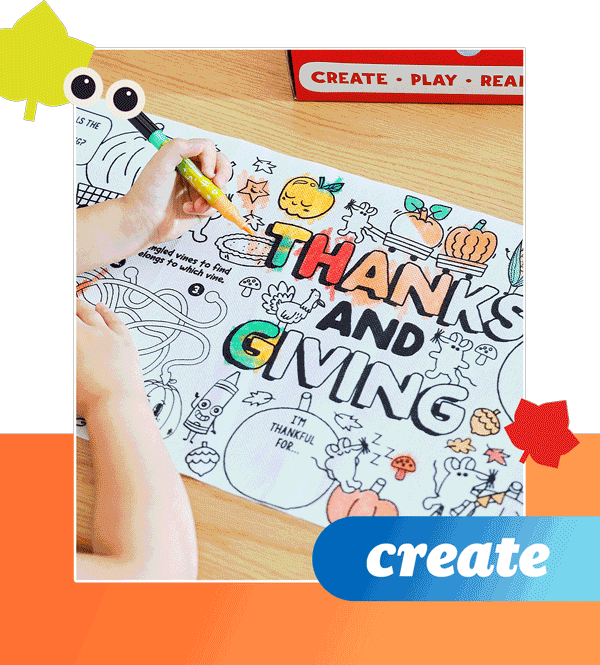 Create - Play - Read - Snack + Bonus!