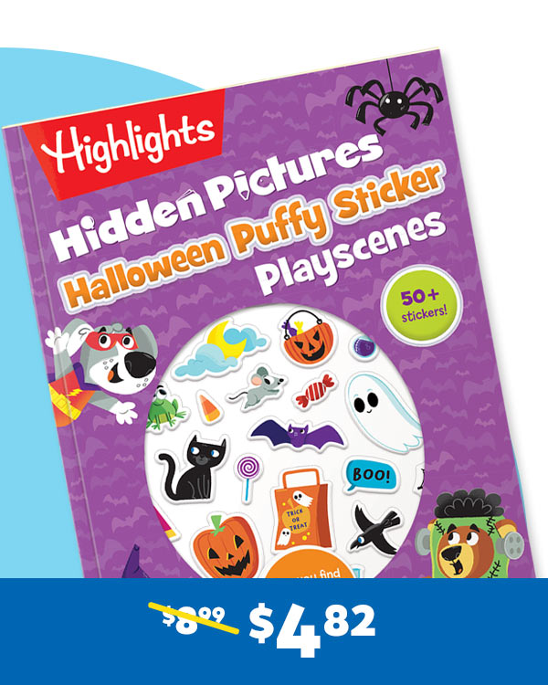 HIDDEN PICTURES Halloween Puffy Sticker Playscenes, Now $4.82.
