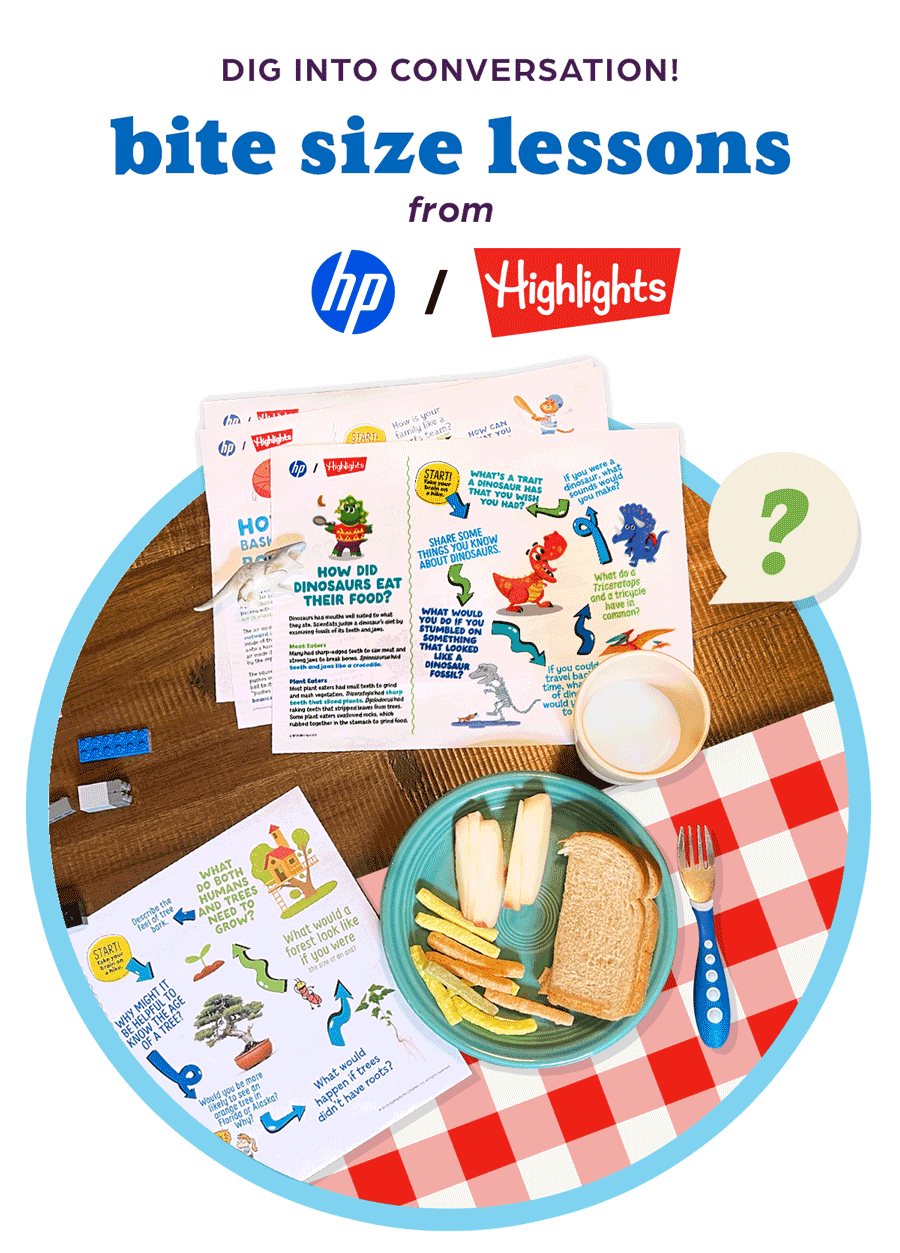 Dig Into Conversation! Bite-Size Lessons from HP + Highlights.