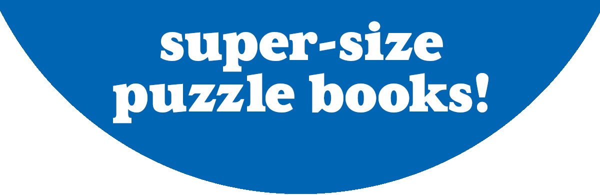 Super-Size Puzzle Books!