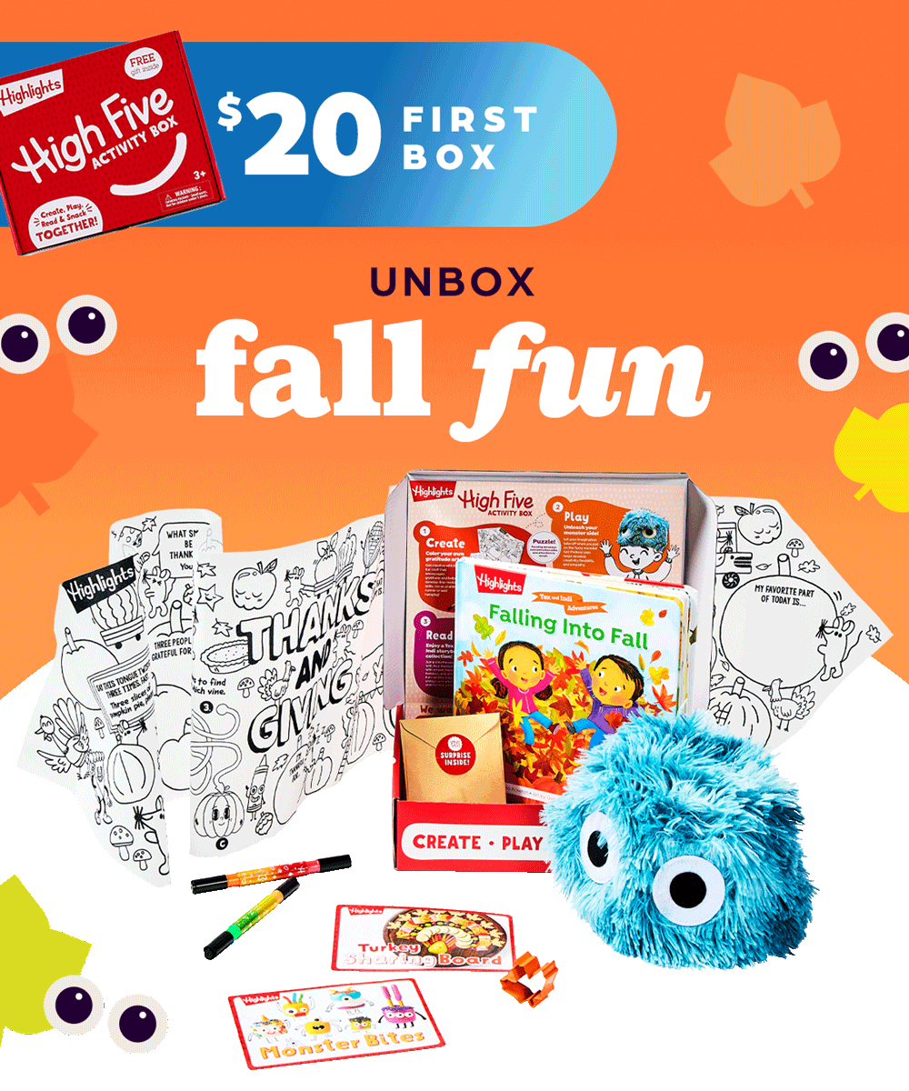 High Five Activity Box: Unbox Fall Fun! Start Now for $20.