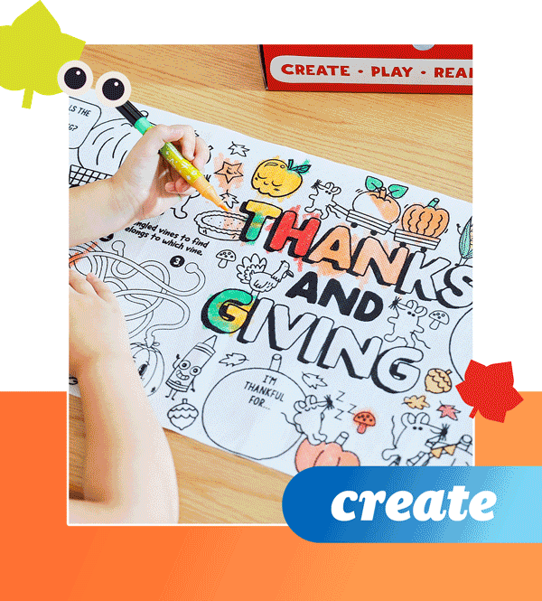 Create - Play - Read - Snack + Bonus!