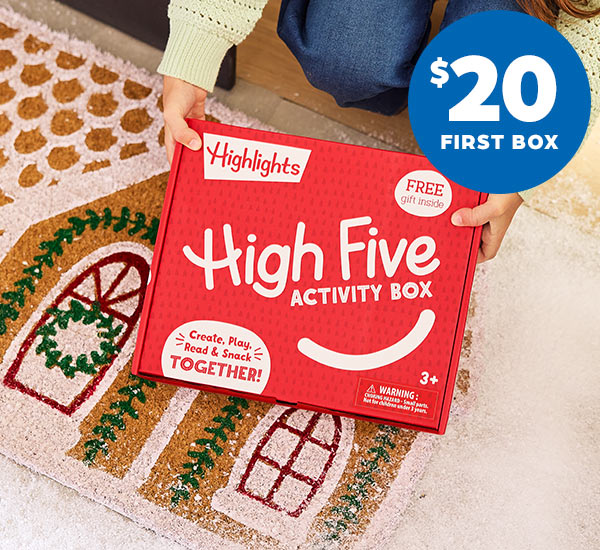 High FIve Activity Box, Now $20 for Your First Box.
