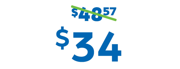 Was $48.57, Now $34.