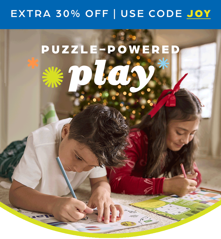 Puzzle-Powered Play: Extra 30% Off, Use Code JOY.
