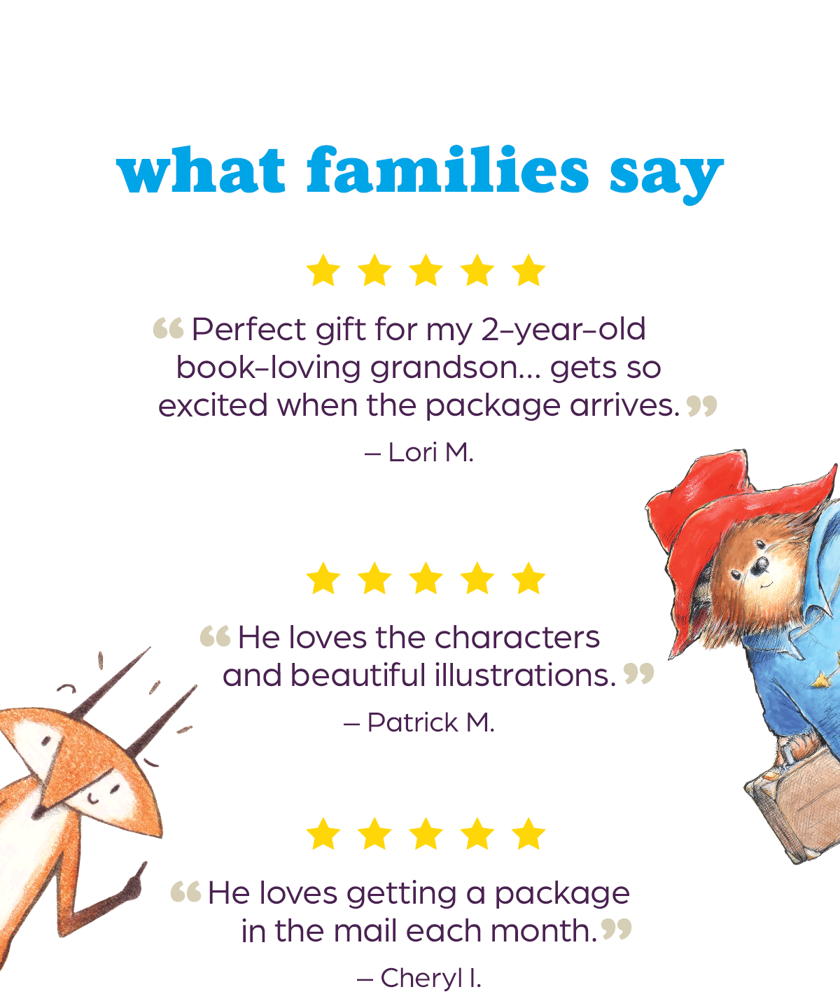 Here's What Families Are Saying About I CAN READ!