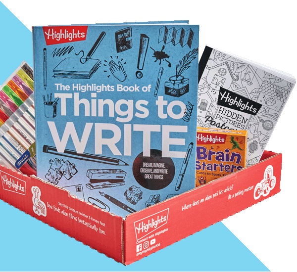 Highlights Book of Things to Write Gift Set.