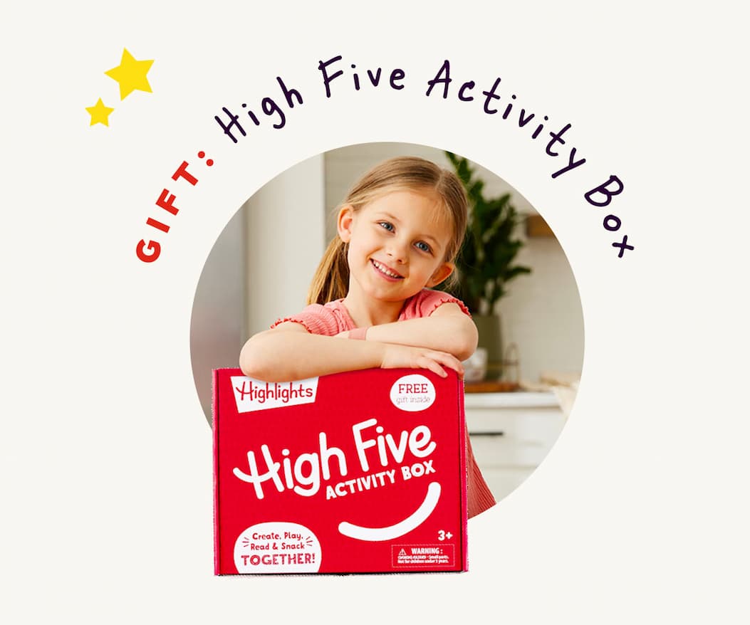 Top Gift: High Five Activity Box!