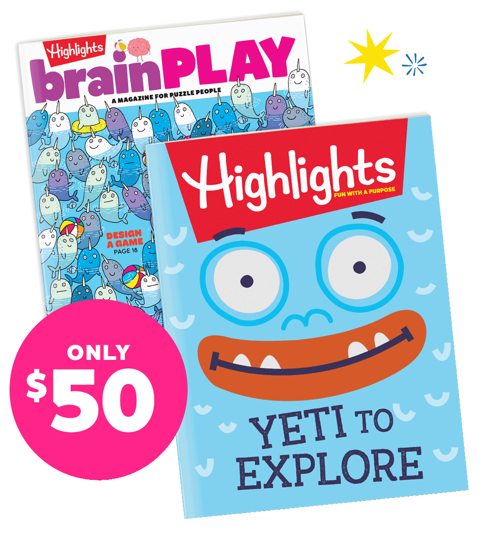 brainPLAY Magazine Plus Highlights Magazine, Only $50!