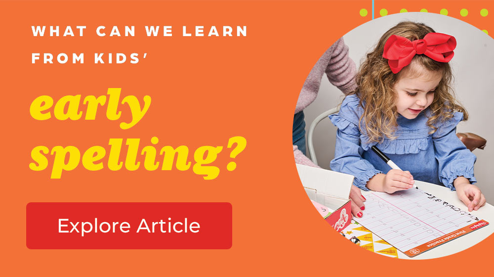 Article: What Little Kids’ Early Spelling Reveals.