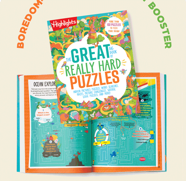 Best of Highlights Activity Book Set Ages 6-12.