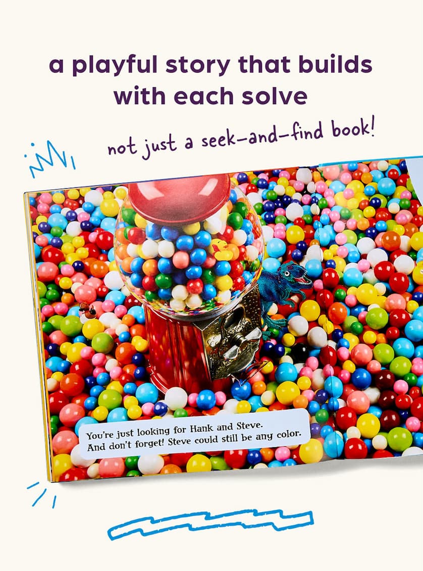 Not Just a Seek-and-Find Book — A Playful Story That Builds With Each Solve!