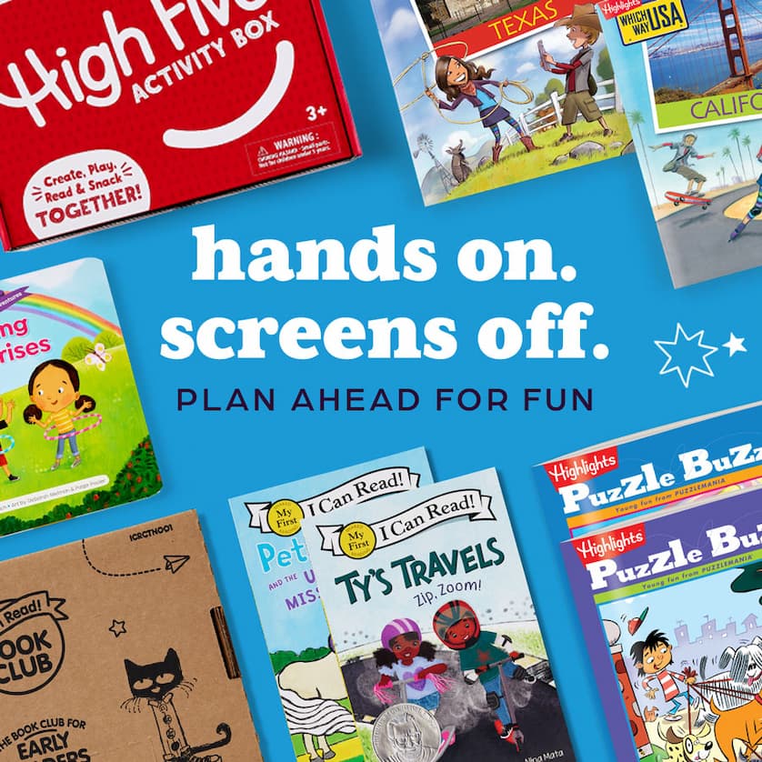 Hands On. Screens Off.