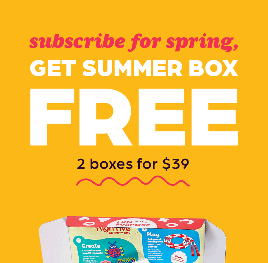 High Five Activity Box: Subscribe for Spring, Get the Summer Box FREE!