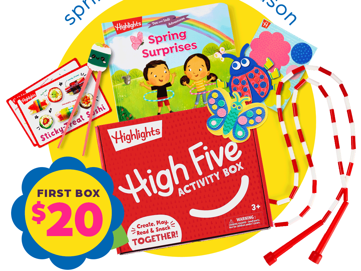 First High Five Activity Box Only $20!