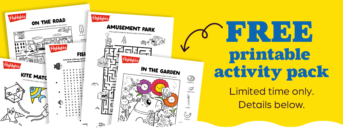 FREE Printable Activity Pack; Limited Time Only!