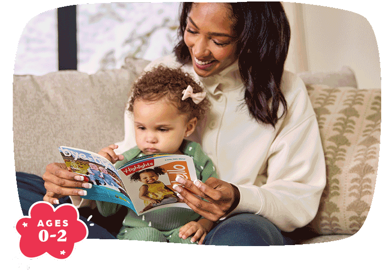 Magazines from Highlights: Fun for All Ages.