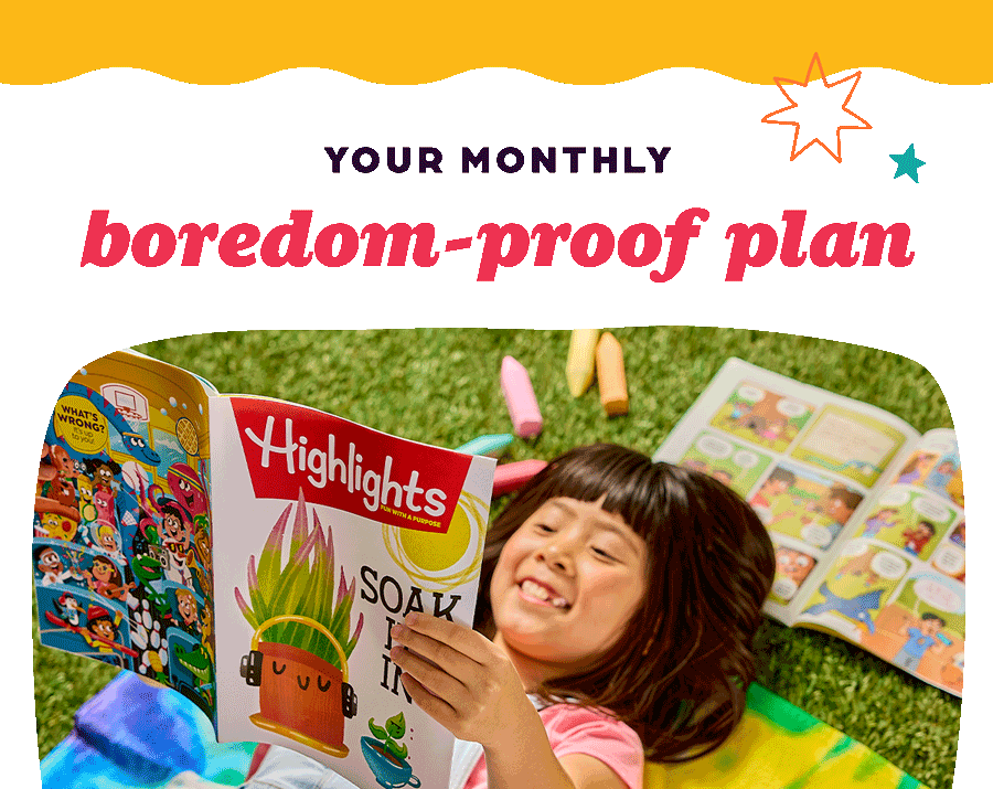 Your Monthly Boredom-Proof Plan!