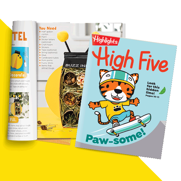 High Five Magazine.