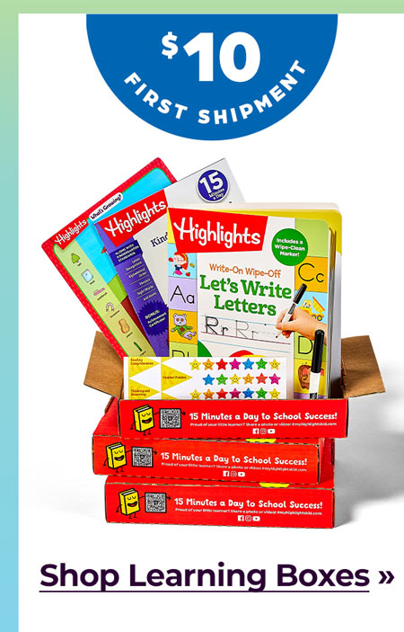 Shop Learning Boxes: $10 for Your First Shipment!