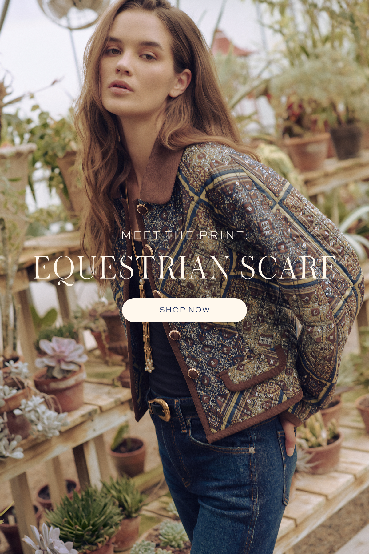 Meet the Print: Equestrian Scarf