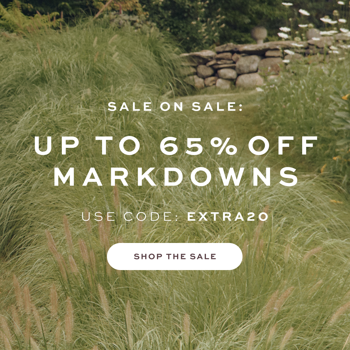 SALE ON SALE: Up to 65% Markdowns