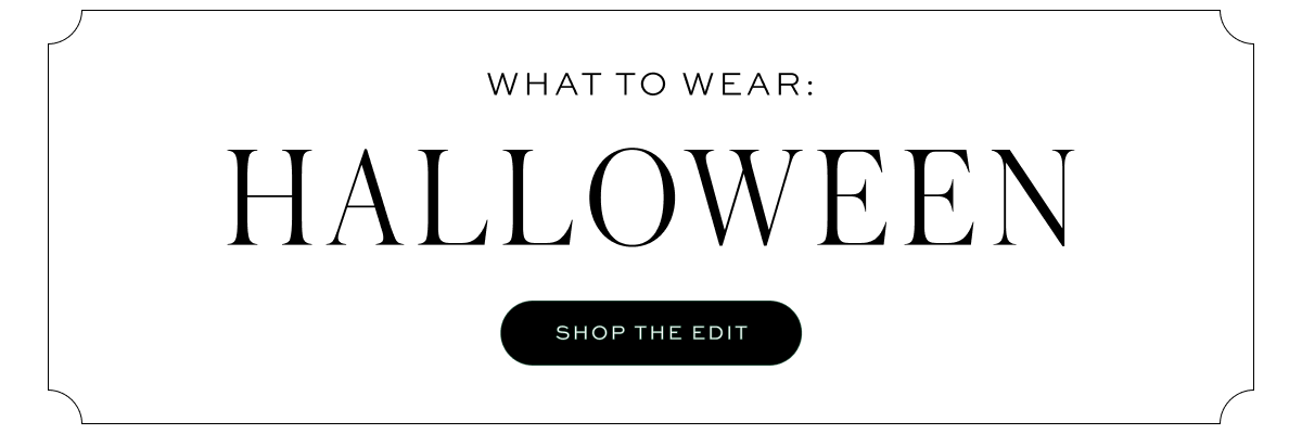 WHAT TO WEAR: Halloween