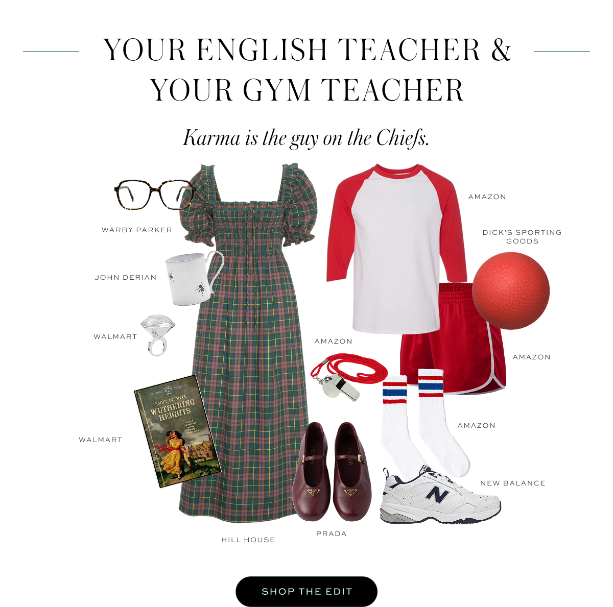 Your English teacher & Your Gym Teacher