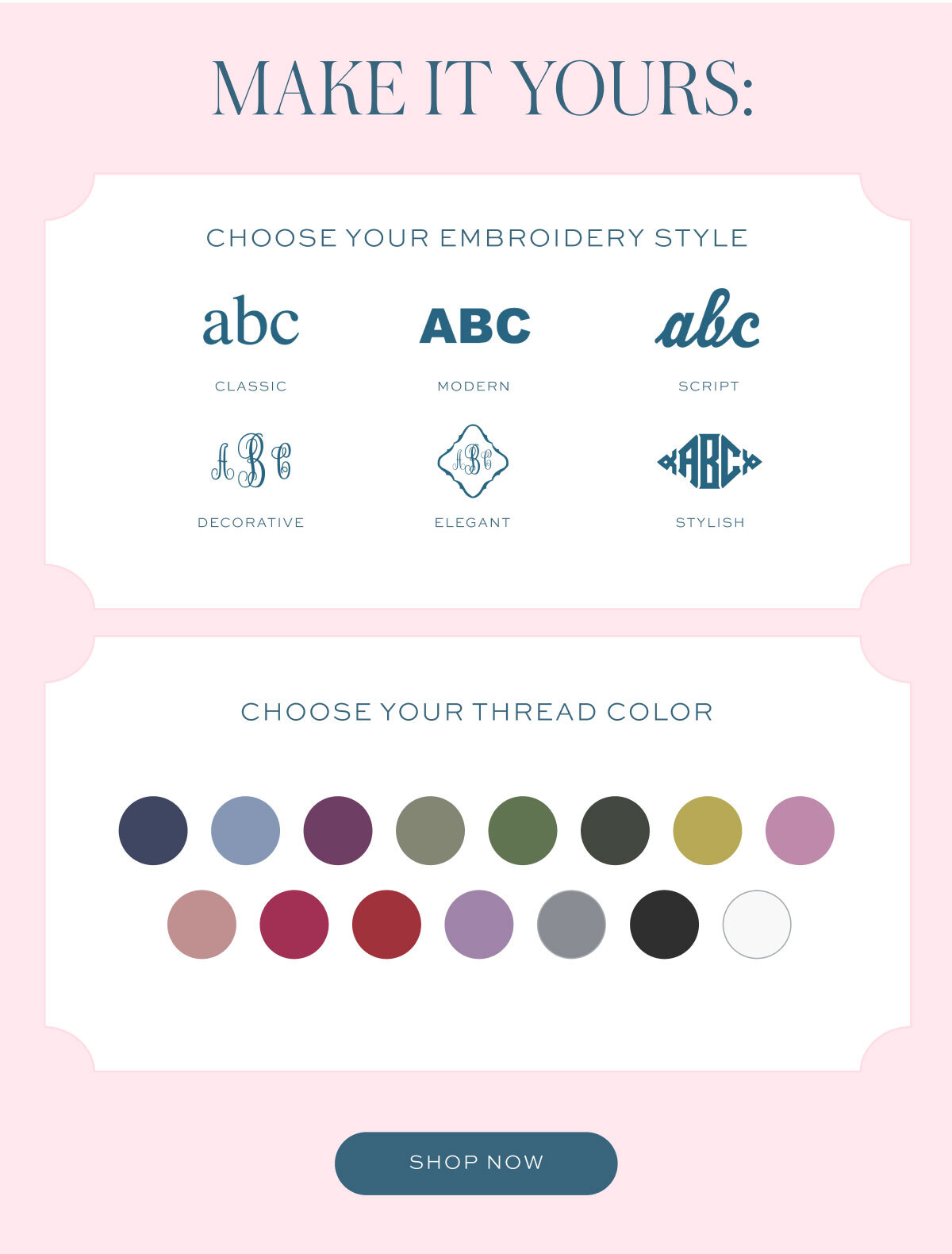 Make it yours: