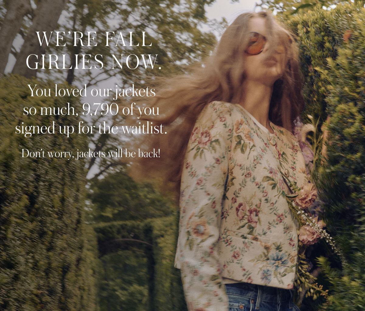 We're fall girlies now.
