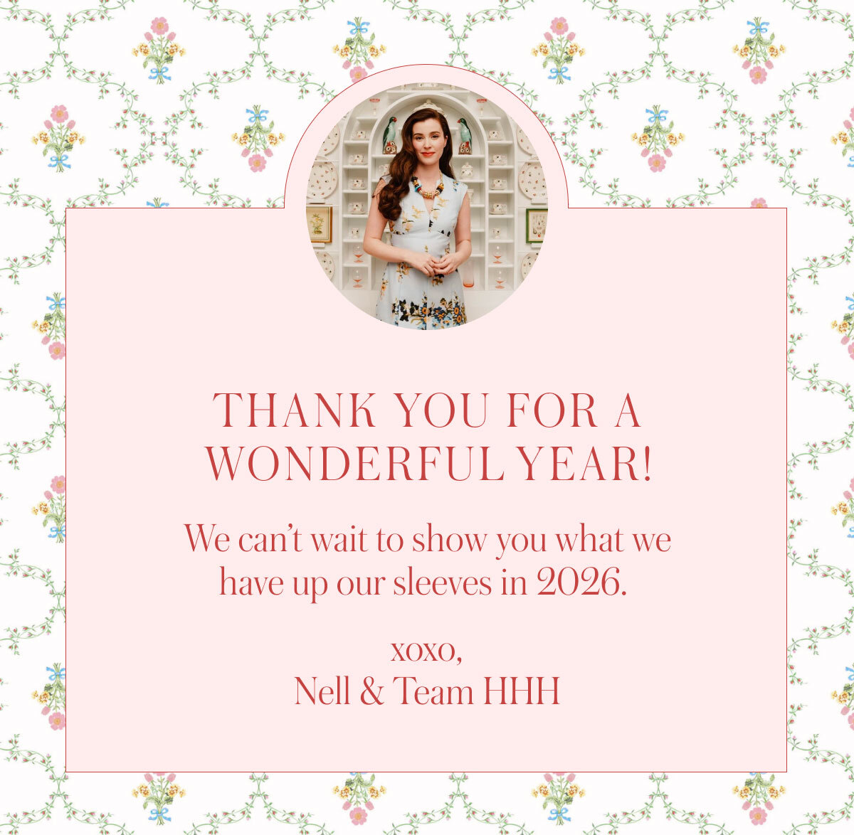 Thank you for a wonderful year!