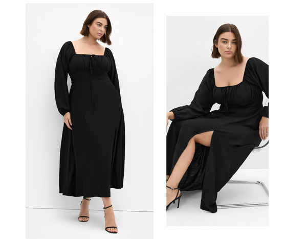 Shop the Abbigail Long Sleeve Maxi Dress