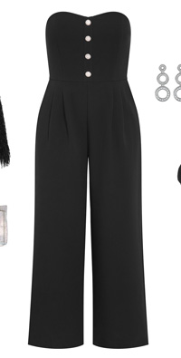Shop the Alexi Strapless Jumpsuit