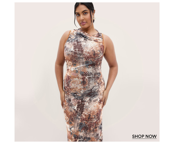 Shop the Western Print Maxi Dress