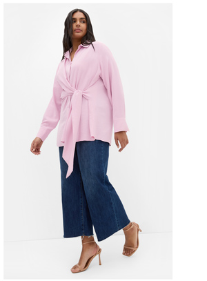 Shop the Telia Side Tie Shirt