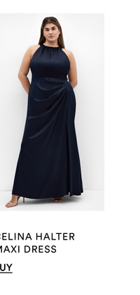 Shop the Celina Halter Maxi Dress